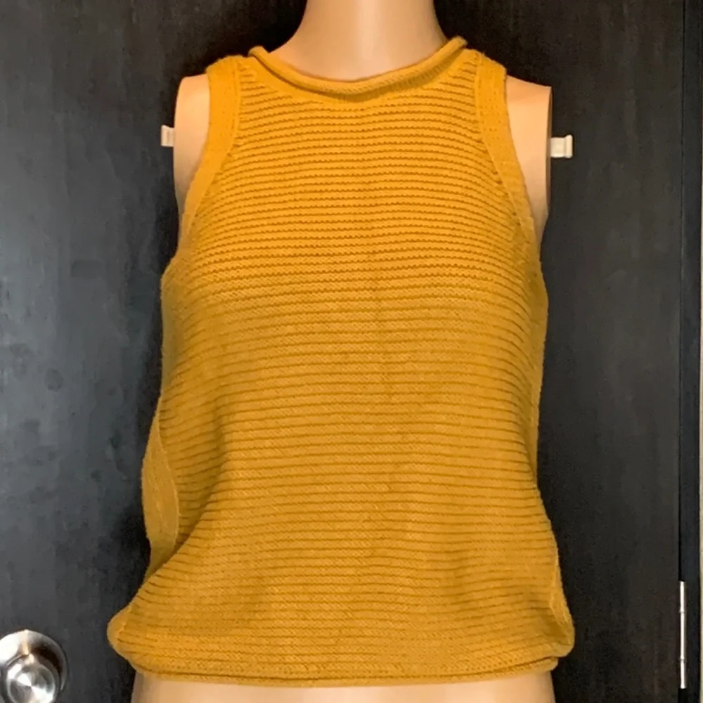 madewell Highbury Sweater Tank Naples yellow XXS